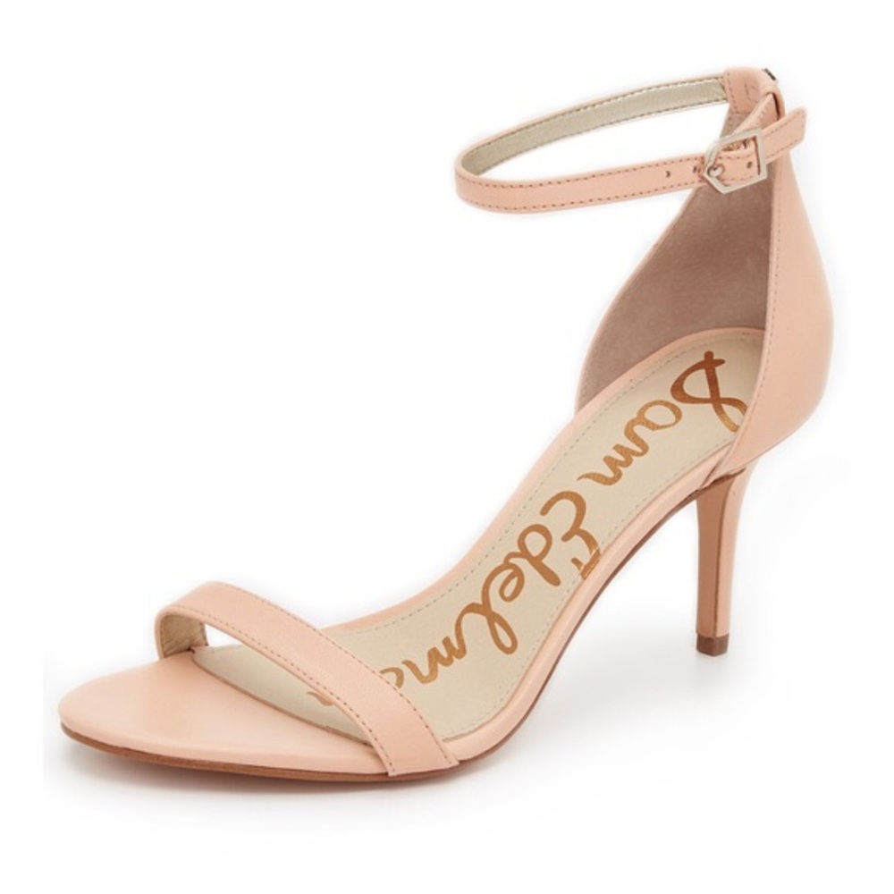 San Edelman Patti Ankle Strap Sandal in Soft Nude